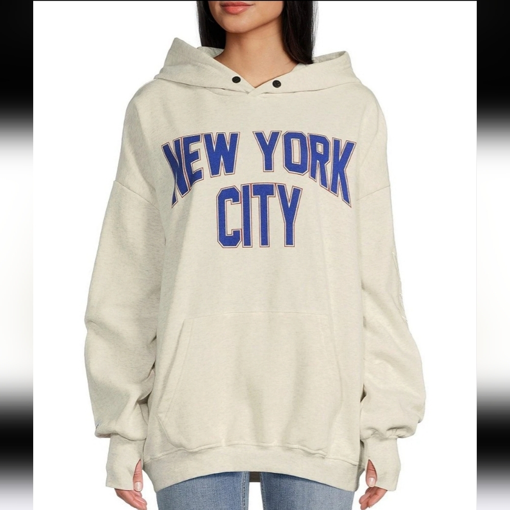 LoThe Laundry Room New York City Fan Hideout Hoodie Size M - Picture 4 of 11